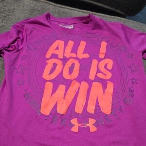 Under Armour Purple and Orange Short Sleeve Tee